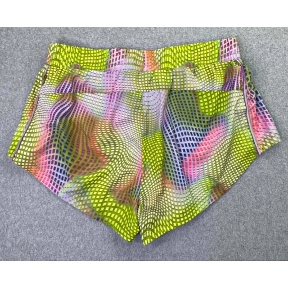 NEW Fabletics Shorts Eco Full Speed Run Short Womens L Drawstring Multicolor Run
